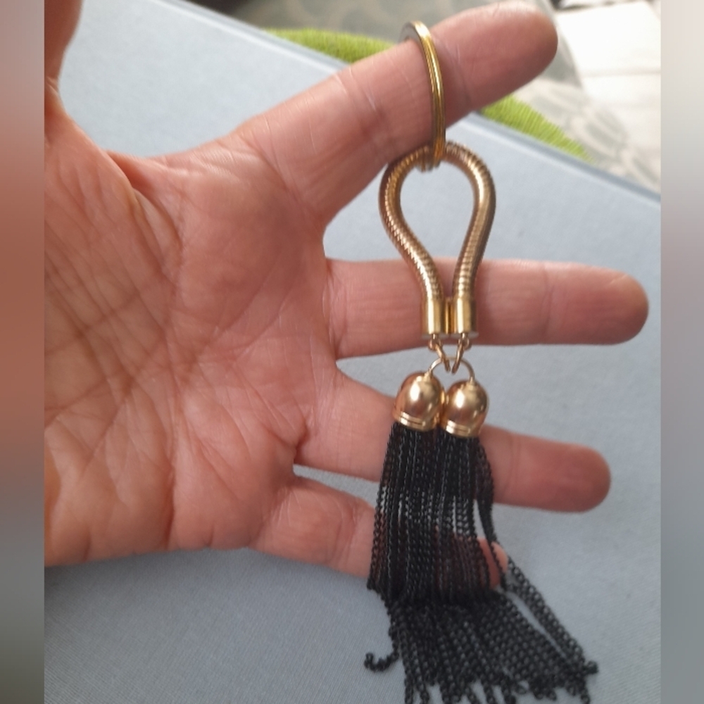 Gold And Black Keychain